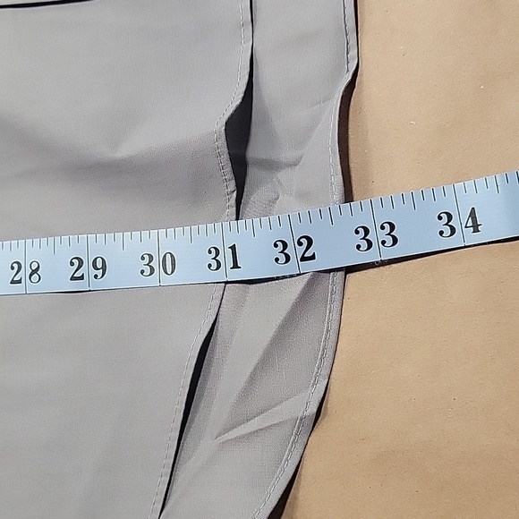 Pierre Cardin, Size 16 - 34/35 Gray Button Down Dress Shirt, NEW - Picture 9 of 11